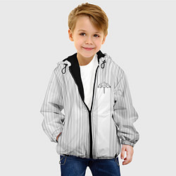 Куртка с капюшоном детская The umbrella academy Z, цвет: 3D-черный — фото 2