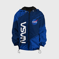 Куртка с капюшоном детская NASA НАСА, цвет: 3D-черный