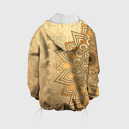 Детская куртка Дагестан в золоте / 3D-Белый – фото 2