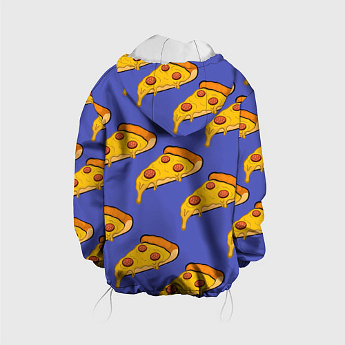 Детская куртка Кусочки пиццы / 3D-Белый – фото 2