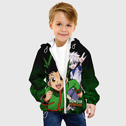 Куртка с капюшоном детская Hunter x Hunter, цвет: 3D-белый — фото 2