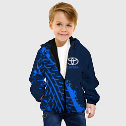 Куртка с капюшоном детская TOYOTA ТОЙОТА, цвет: 3D-черный — фото 2