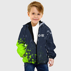 Куртка с капюшоном детская AC DС, цвет: 3D-черный — фото 2