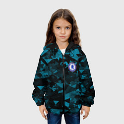 Куртка с капюшоном детская Chelsea Челси, цвет: 3D-черный — фото 2