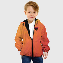 Куртка с капюшоном детская Gryffindor, цвет: 3D-черный — фото 2