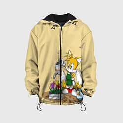 Куртка с капюшоном детская Sonic, цвет: 3D-черный