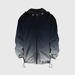 Куртка с капюшоном детская Градиент, цвет: 3D-черный