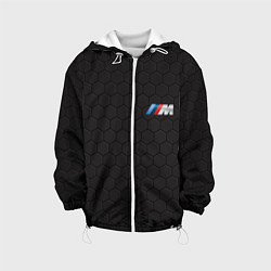 Куртка с капюшоном детская BMW, цвет: 3D-белый