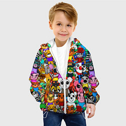 Куртка с капюшоном детская ROBLOX PIGGY, цвет: 3D-белый — фото 2