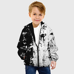 Куртка с капюшоном детская Ъуъ съука, цвет: 3D-черный — фото 2