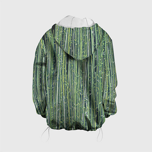 Детская куртка Зеленый бамбук / 3D-Белый – фото 2