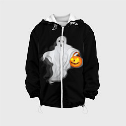 Куртка с капюшоном детская Halloween, цвет: 3D-белый