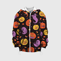 Куртка с капюшоном детская Halloween, цвет: 3D-белый