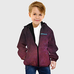 Куртка с капюшоном детская StarTrek спина Z, цвет: 3D-черный — фото 2
