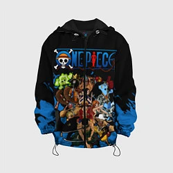 Куртка с капюшоном детская One Piece, цвет: 3D-черный