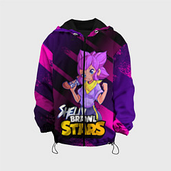 Куртка с капюшоном детская Brawl Stars Shelly, цвет: 3D-черный