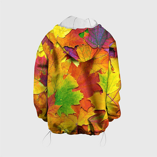 Детская куртка Осенние листья / 3D-Белый – фото 2