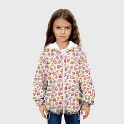 Куртка с капюшоном детская Сладкий рай, цвет: 3D-белый — фото 2