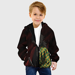 Куртка с капюшоном детская ГИЮ ТОМИОКА, цвет: 3D-черный — фото 2