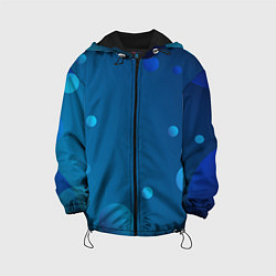 Куртка с капюшоном детская Пузыри, цвет: 3D-черный