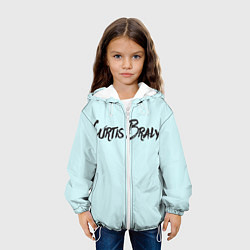 Куртка с капюшоном детская Куртиз Брели, цвет: 3D-белый — фото 2