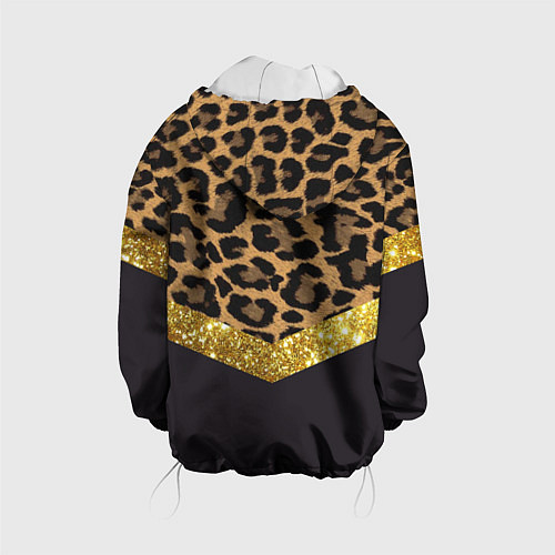 Детская куртка Леопардовый принт / 3D-Белый – фото 2