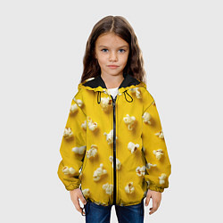 Куртка с капюшоном детская Попкорн, цвет: 3D-черный — фото 2