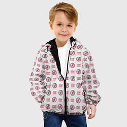 Куртка с капюшоном детская STOP KORONA, цвет: 3D-черный — фото 2