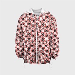 Куртка с капюшоном детская COVID-19, цвет: 3D-белый