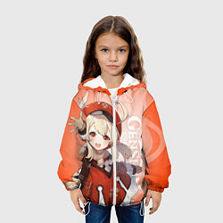 Куртка с капюшоном детская GENSHIN IMPACT, КЛИ, цвет: 3D-белый — фото 2