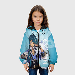 Куртка с капюшоном детская GENSHIN IMPACT, КЭЙА, цвет: 3D-черный — фото 2