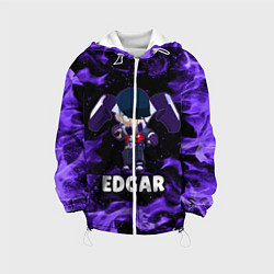 Куртка с капюшоном детская BRAWL STARS EDGAR, цвет: 3D-белый