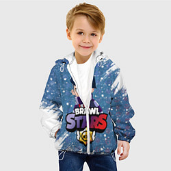 Куртка с капюшоном детская Brawl Stars Edgar, цвет: 3D-белый — фото 2