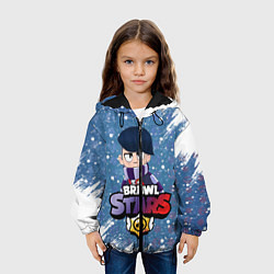 Куртка с капюшоном детская Brawl Stars Edgar, цвет: 3D-черный — фото 2