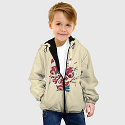 Куртка с капюшоном детская Унесённые призраками, цвет: 3D-черный — фото 2