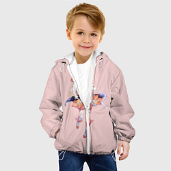 Куртка с капюшоном детская Paimon, цвет: 3D-белый — фото 2