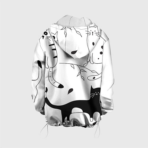 Детская куртка Кис-Кис / 3D-Белый – фото 2