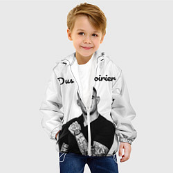 Куртка с капюшоном детская Dustin Poirier, цвет: 3D-белый — фото 2