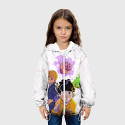 Куртка с капюшоном детская Моб Психо 100, цвет: 3D-белый — фото 2