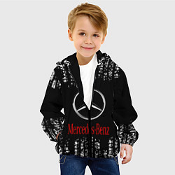 Куртка с капюшоном детская MERCEDES, цвет: 3D-черный — фото 2