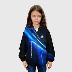 Куртка с капюшоном детская BMW, цвет: 3D-черный — фото 2