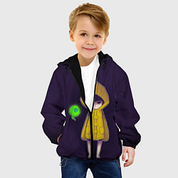 Куртка с капюшоном детская Little Nightmares Шестая, цвет: 3D-черный — фото 2