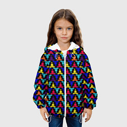 Куртка с капюшоном детская Йога, цвет: 3D-белый — фото 2