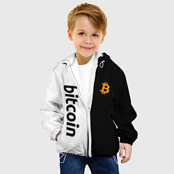 Куртка с капюшоном детская БИТКОИН BITCOIN Z, цвет: 3D-белый — фото 2