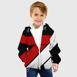 Куртка с капюшоном детская GEOMETRY SPORT, цвет: 3D-белый — фото 2