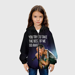 Куртка с капюшоном детская GO AWAY, цвет: 3D-черный — фото 2