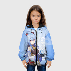 Куртка с капюшоном детская GENSHIN IMPACT, ГАНЬ ЮЙ, цвет: 3D-черный — фото 2