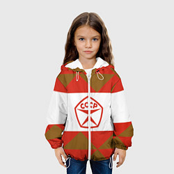 Куртка с капюшоном детская Советское печенье, цвет: 3D-белый — фото 2