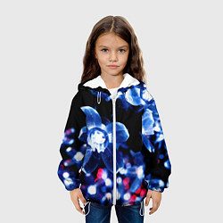 Куртка с капюшоном детская Неоновые цвета, цвет: 3D-белый — фото 2