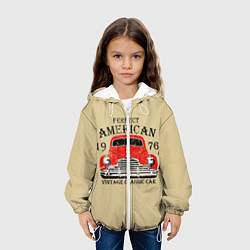 Куртка с капюшоном детская AMERICAN CAR, цвет: 3D-белый — фото 2